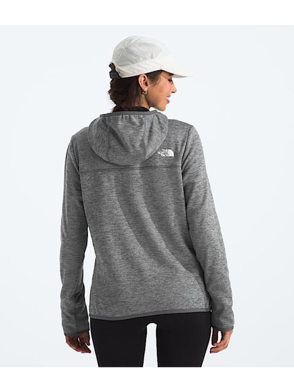 The North Face Gray Zip-Up Fleece Lined Canyonlands Hoodie Jacket S | Athleisure - Picture 10 of 16